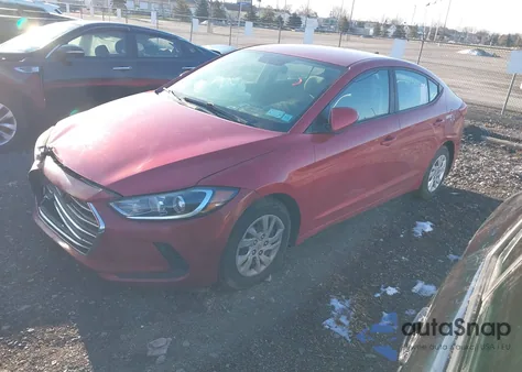 2017 Hyundai Elantra Se from USA, damaged, VIN 5NPD74LF6HH206085